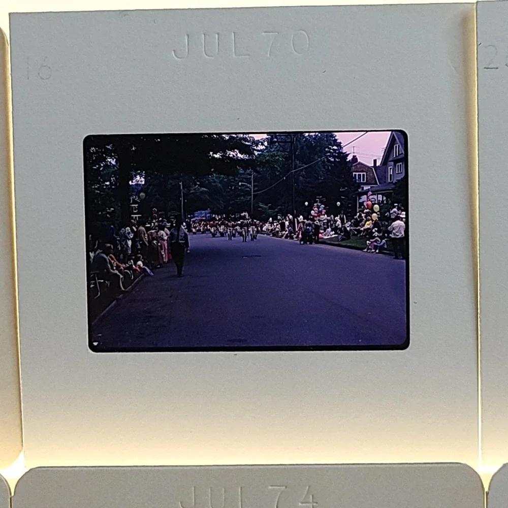 Lot of‎ 35 Slides Parade Photos Americana Cars People 1970-1974